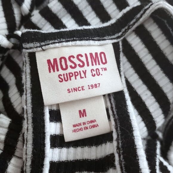 MOSSIMO BLACK & WHITE STRIPE DRESS SZ.M EUC - Picture 7 of 8